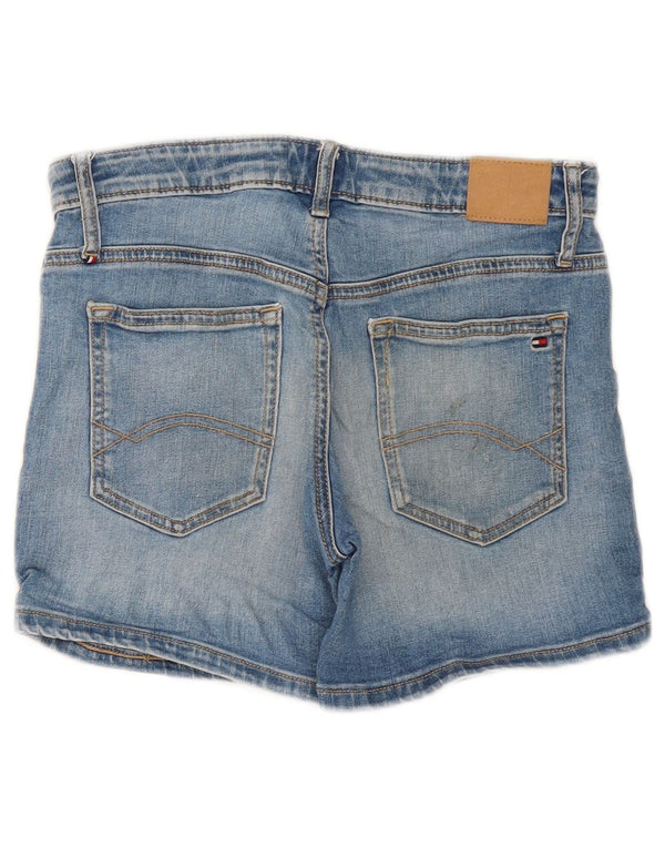 Pantaloncini di jeans per ragazze Tommy Hilfiger 13-14 anni W28 Blu Cotone