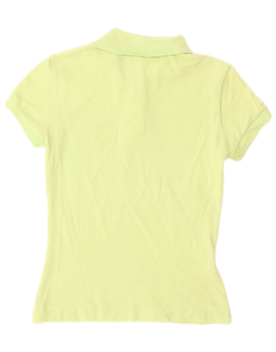 Polo da donna Lacoste taglia 38 in cotone verde medio
