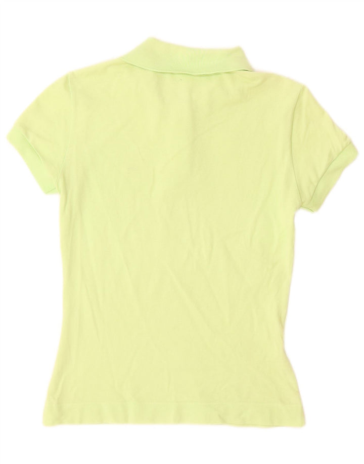 Polo da donna Lacoste taglia 38 in cotone verde medio