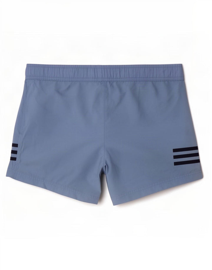 Pantaloncini sportivi da uomo Adidas piccoli in poliestere blu