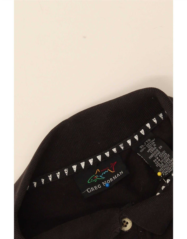 Polo da uomo Greg Norman XL in cotone nero