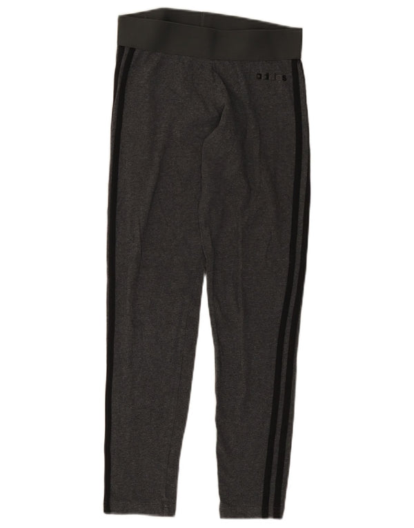 Leggings ADIDAS da donna UK 8 piccoli in cotone grigio