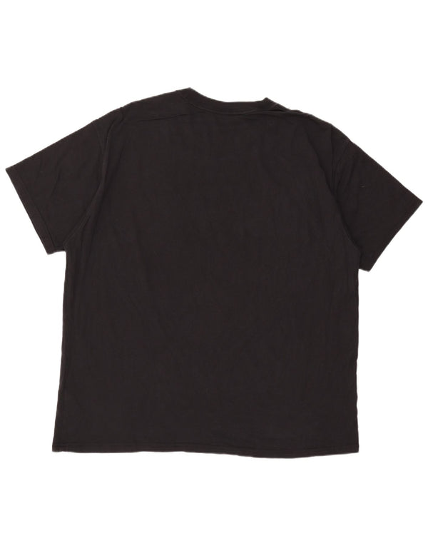 T-shirt grafica da uomo vestibilità ampia NIKE Top XL in cotone nero