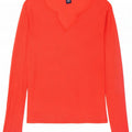 Gap Maglia da donna a maniche lunghe UK 12 Cotone arancione medio
