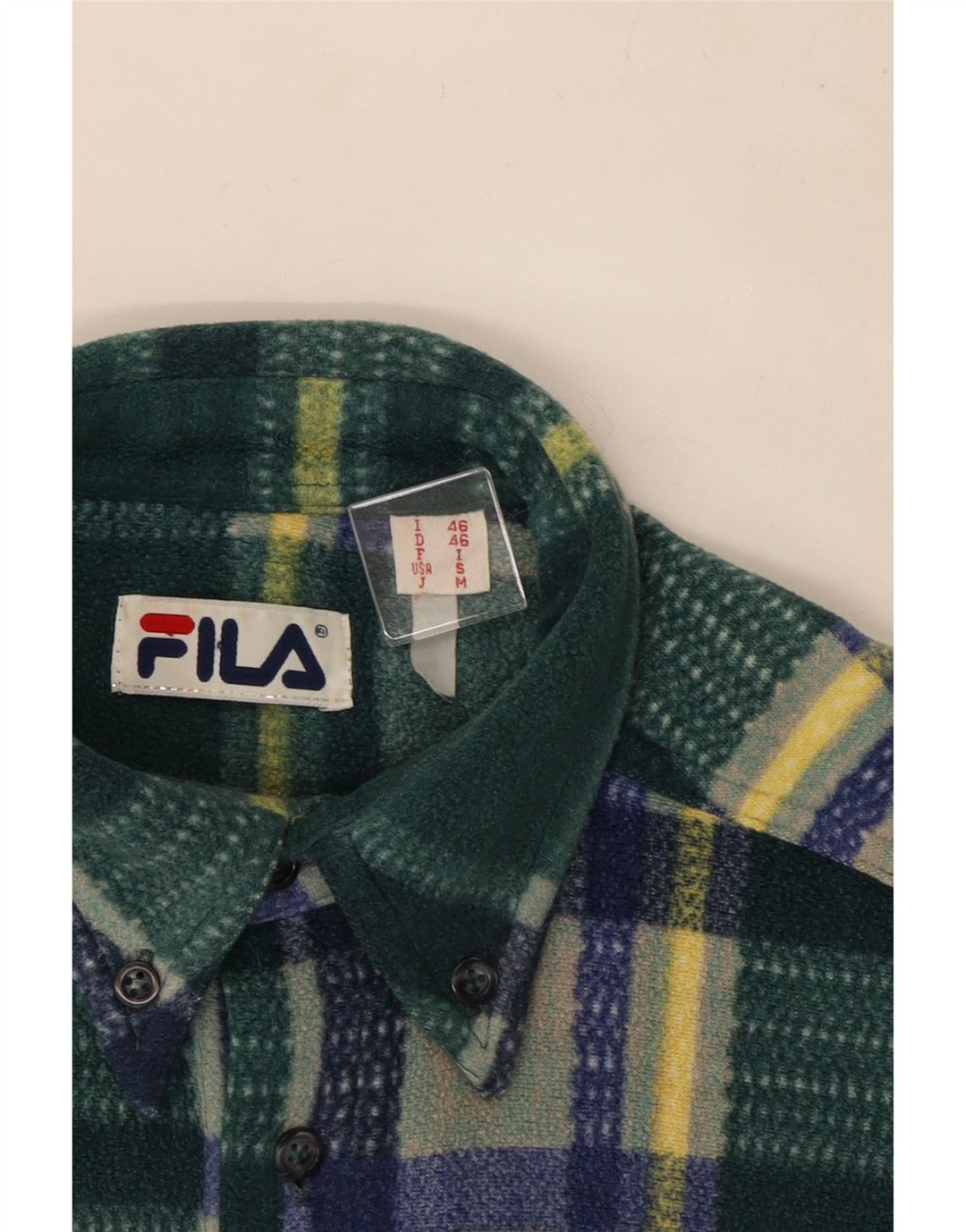 Maglia in pile Fila da uomo IT 46 Small Verde