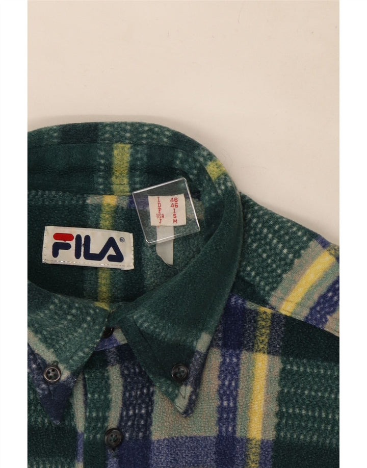 Maglia in pile Fila da uomo IT 46 Small Verde