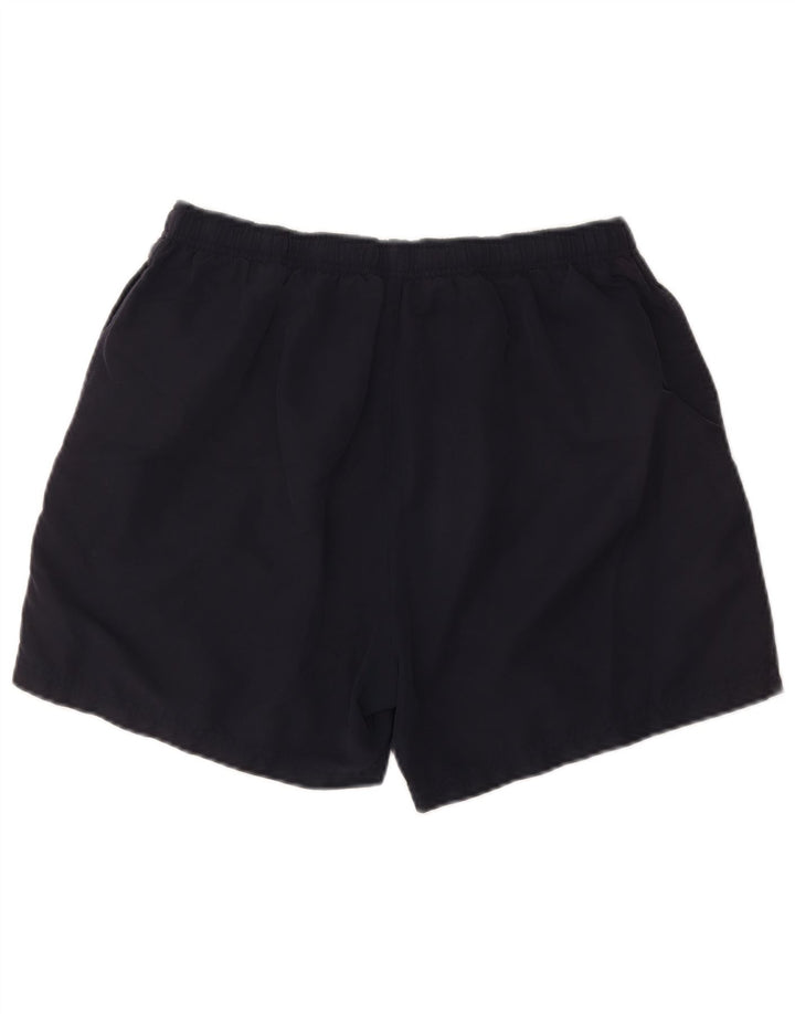 Pantaloncini da bagno da uomo REEBOK grandi in poliestere blu navy