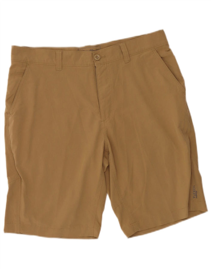 Pantaloncini chino da uomo Eddie Bauer W33 poliestere beige medio