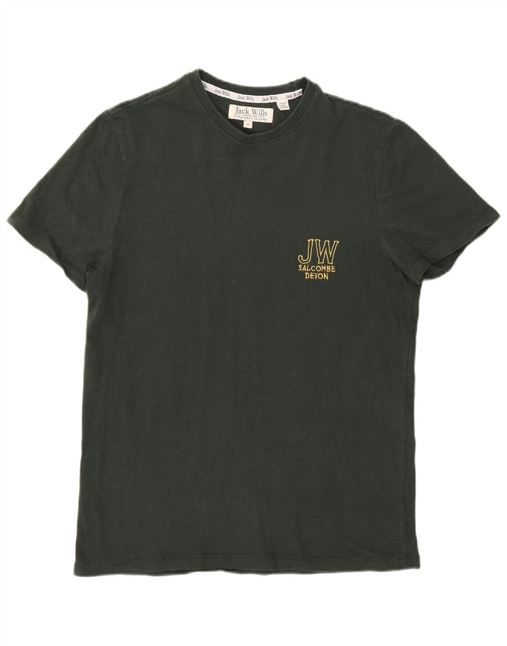 Jack Wills Uomo Salcombe Devon T-shirt Top Medio Cachi
