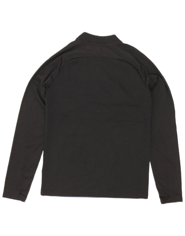 Top della tuta pullover Nike da ragazzo Dri Fit 12-13 anni Large Nera