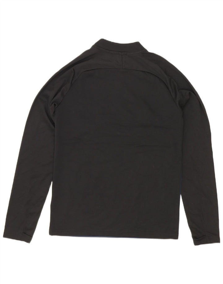 Top della tuta pullover Nike da ragazzo Dri Fit 12-13 anni Large Nera