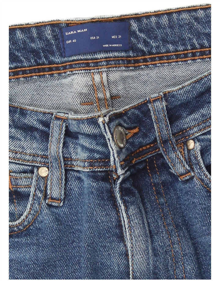 Jeans skinny da uomo Zara EU 40 medio W31 L30 blu