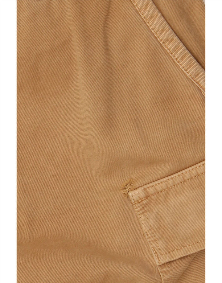 Pantaloni cargo dritti da uomo Franklin Marshall W30 L32 in cotone beige