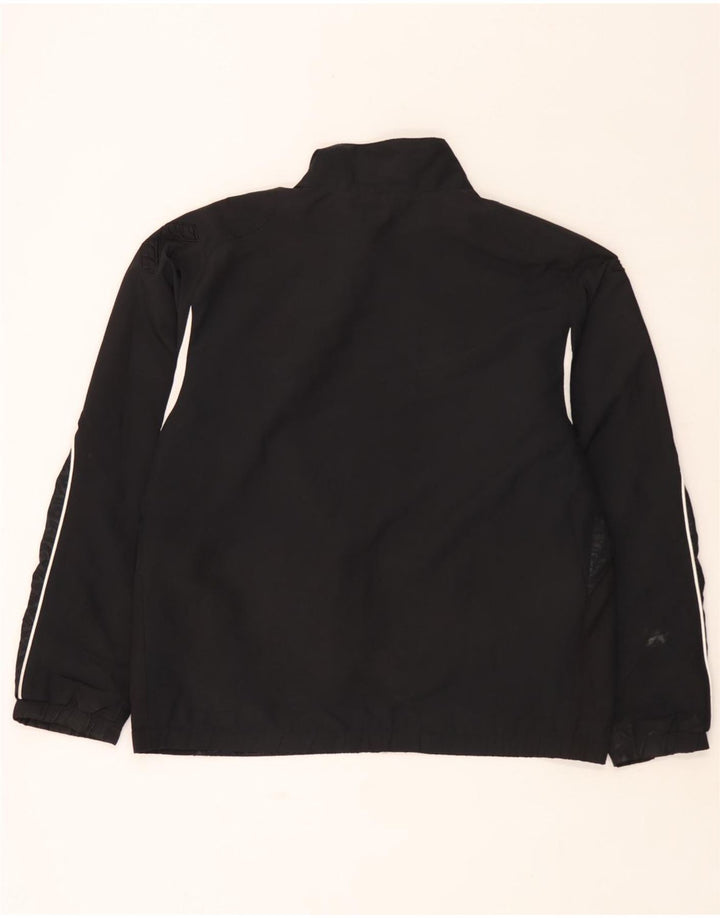 Giacca da ginnastica da uomo Umbro grande in poliestere geometrico nero