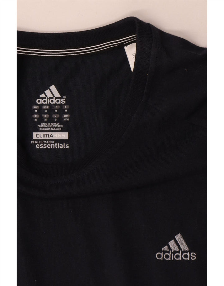 T-shirt Adidas Clima 365 da uomo, media, in cotone blu navy