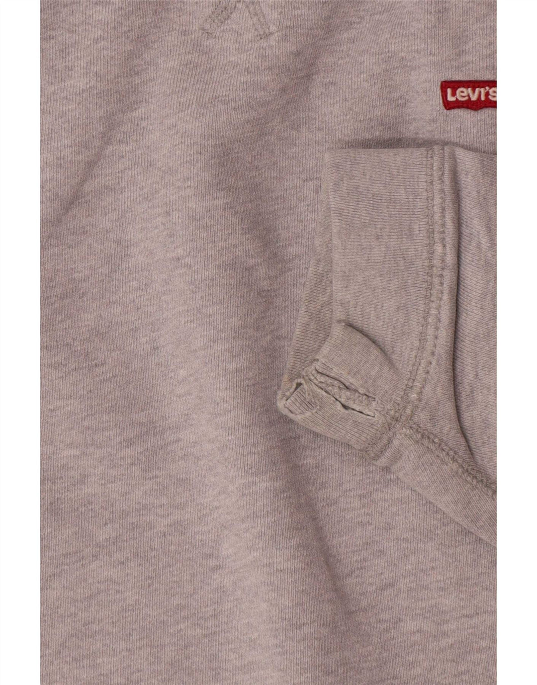 Felpa da uomo Levi's in cotone grigio medio