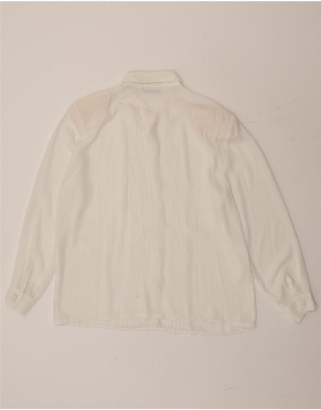 Camicetta trasparente da donna Alfred Dunner UK 14 grande bianca