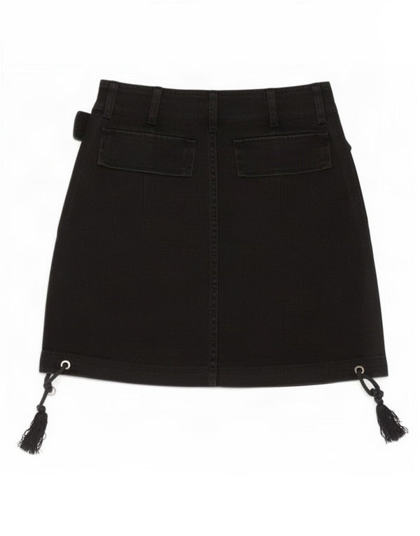 Mini gonna di jeans Zara da donna XS W24 Nera