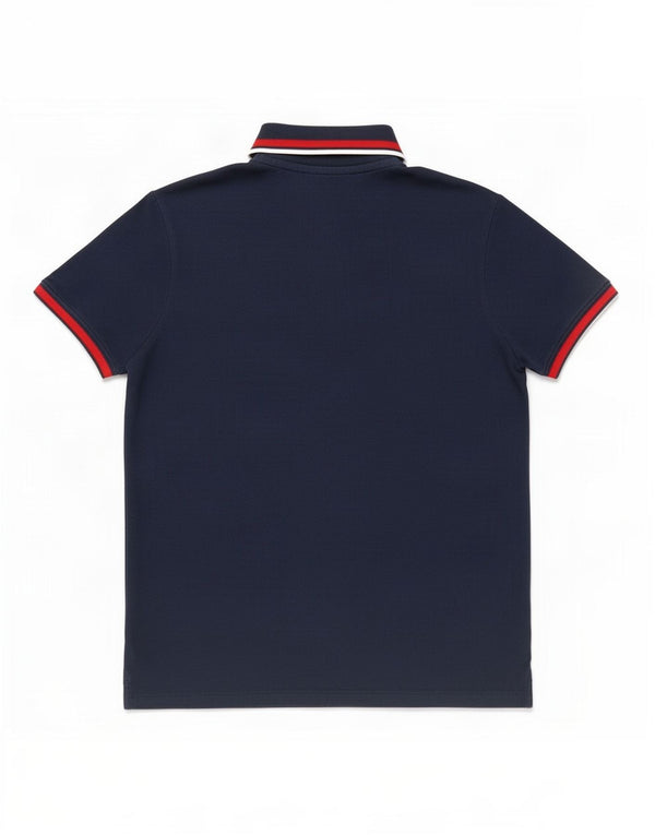Polo Timberland da uomo slim fit in cotone a righe medie blu navy