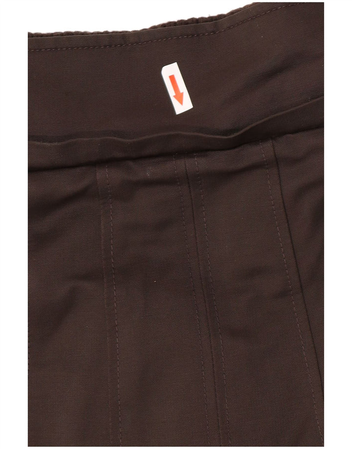 Giacca a vento da donna Zara UK 14 grande cotone marrone