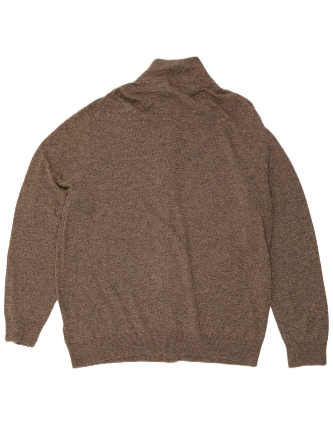 GANT Maglione cardigan da uomo 3XL Lana screziata marrone