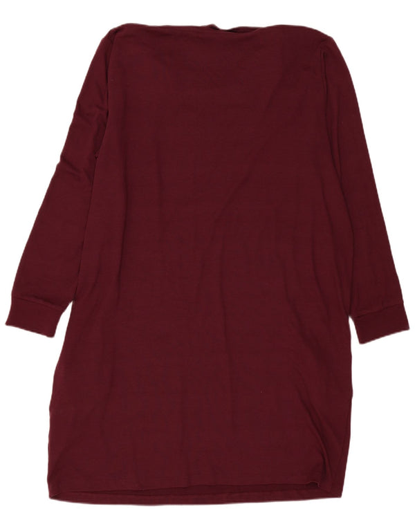 Abito maglione a maniche lunghe da donna Marks & Spencer UK 24 4XL Borgogna