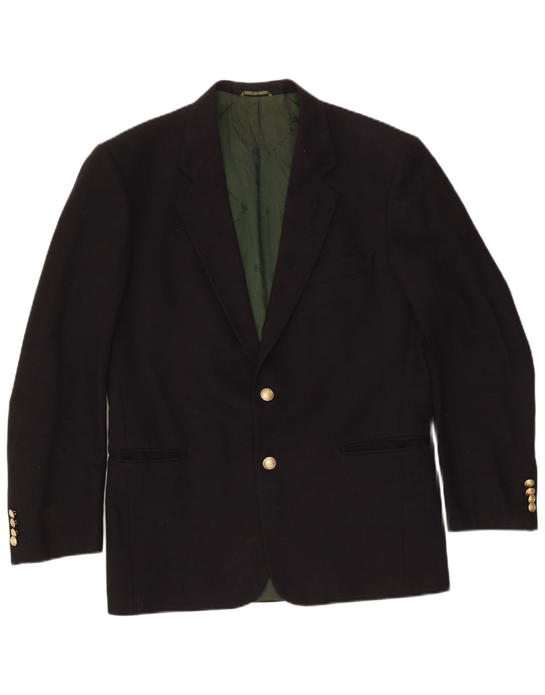 Giacca blazer a 2 bottoni da uomo Brooksfield IT 48 lana nera media