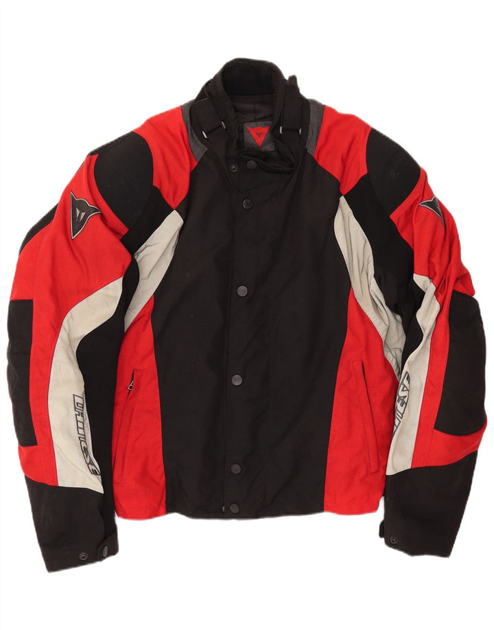 Giacca DAINESE Graphic Racer da uomo IT 54 2XL Rosso Colourblock Nylon