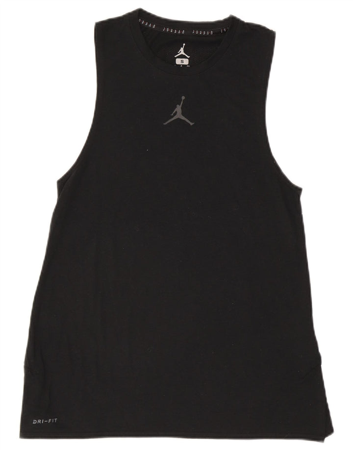 Gilet Jordan Dri Fit da uomo piccolo in poliestere nero