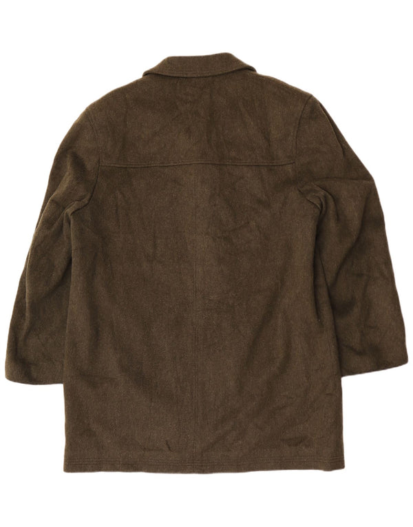 Cappotto da uomo Rehbochloden EU 52 XL lana kaki