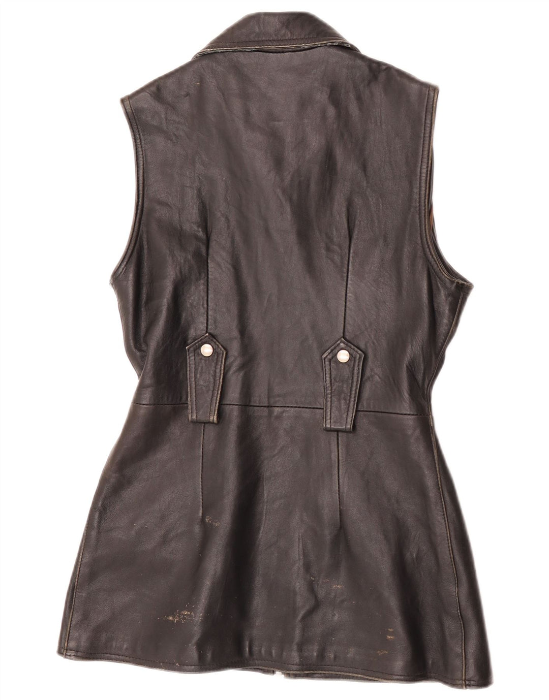 Gilet in pelle da donna Gossip UK 18 XL in pelle nera