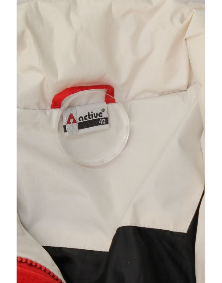Giacca imbottita da donna Active EU 40 Poliestere color block rosso medio
