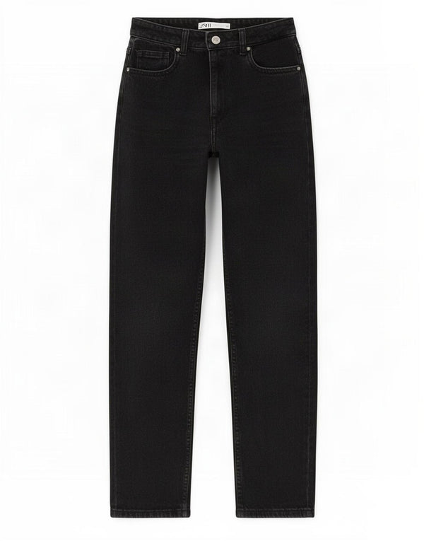 Jeans affusolati a vita alta da donna Zara EU 36 XS W26 L27 cotone nero