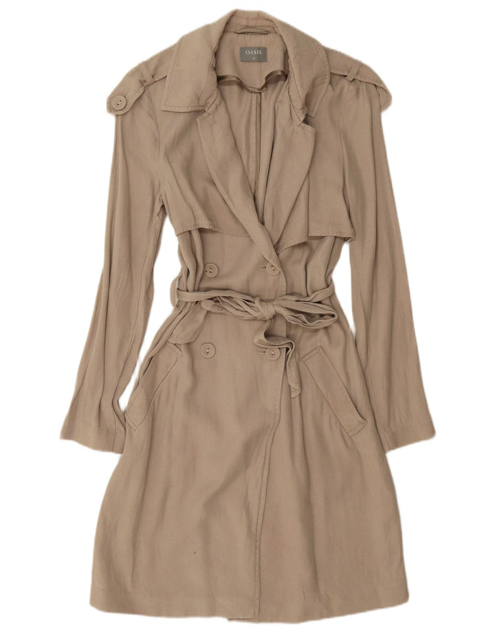 Trench da donna Oasis UK 6 XS Lyocell grigio
