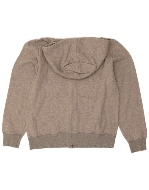 Maglione con cappuccio e zip grafica da donna Champion UK 16 grande cotone grigio