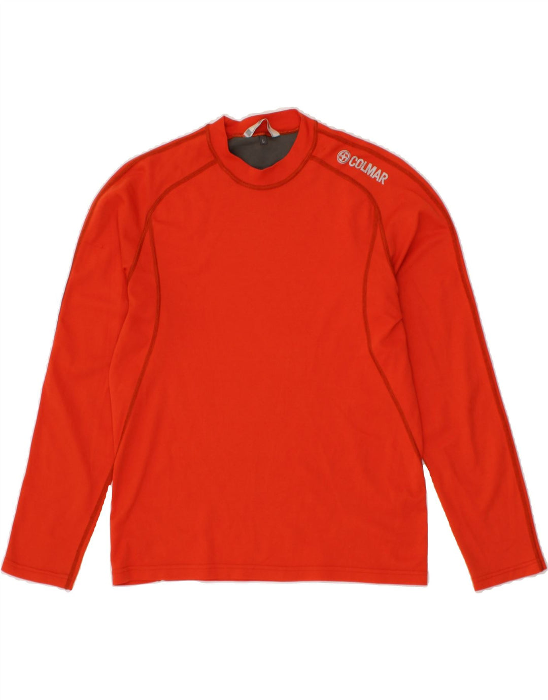 COLMAR Womens Top Long Sleeve UK 16 Large Orange Polyester Vintage Colmar and Second-Hand Colmar from Messina Hembry 