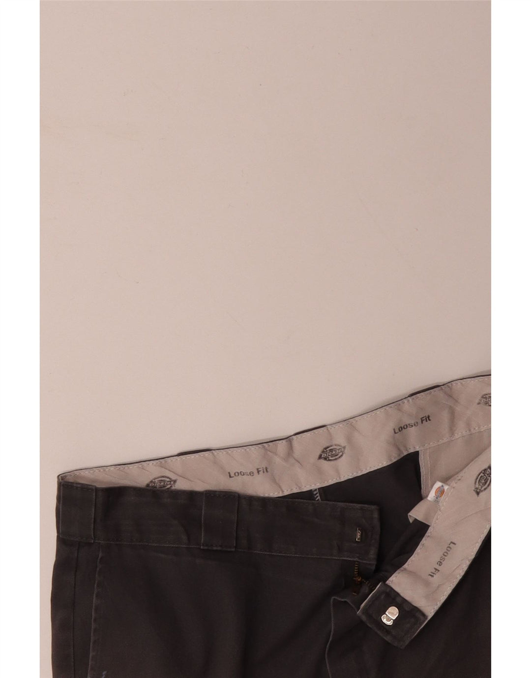 DICKIES Pantaloncini cargo larghi da uomo W36 grandi grigi
