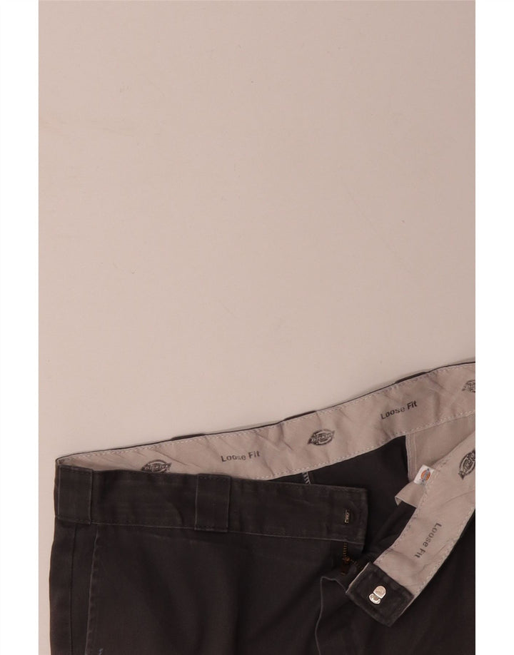 DICKIES Pantaloncini cargo larghi da uomo W36 grandi grigi