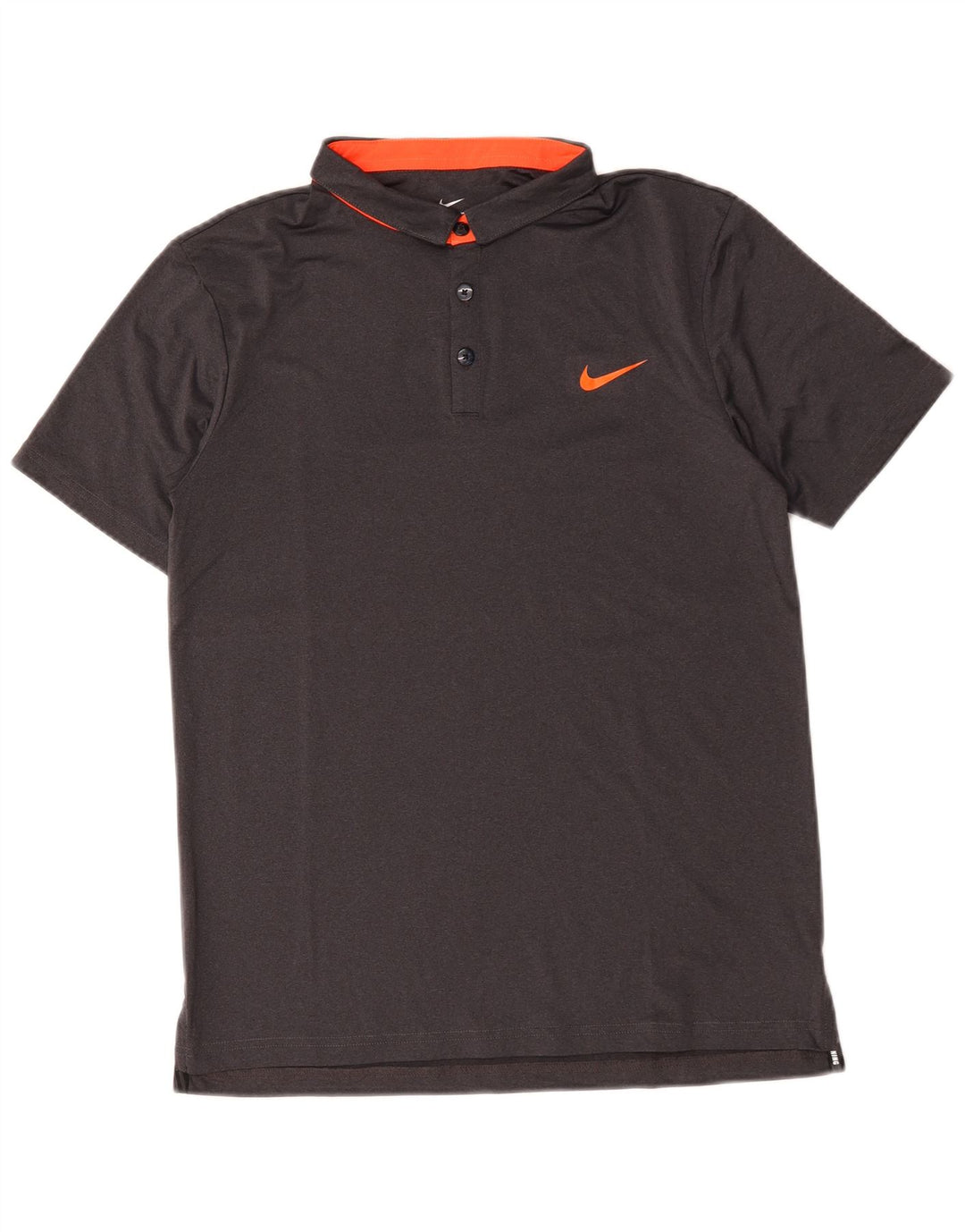 Polo Nike da uomo in poliestere grigio medio