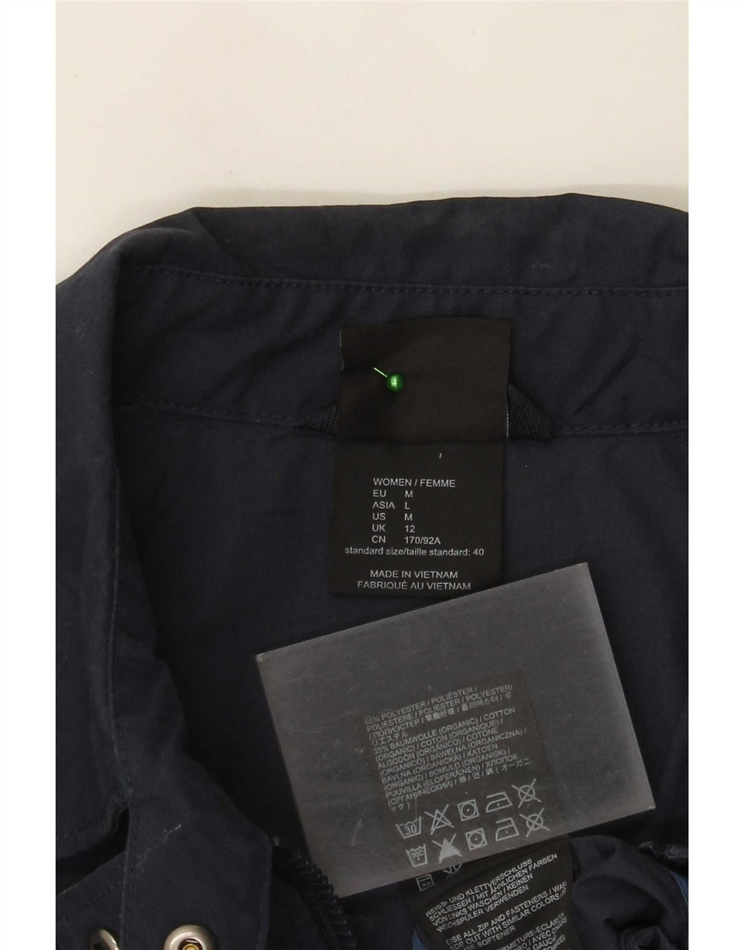 Giacca multiuso da donna Jack Wolfskin UK 12 poliestere medio blu navy