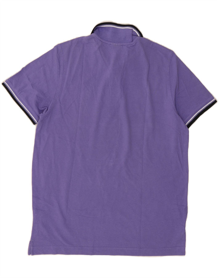 LOTTO Mens Polo Shirt Large Purple Cotton Vintage Lotto and Second-Hand Lotto from Messina Hembry 