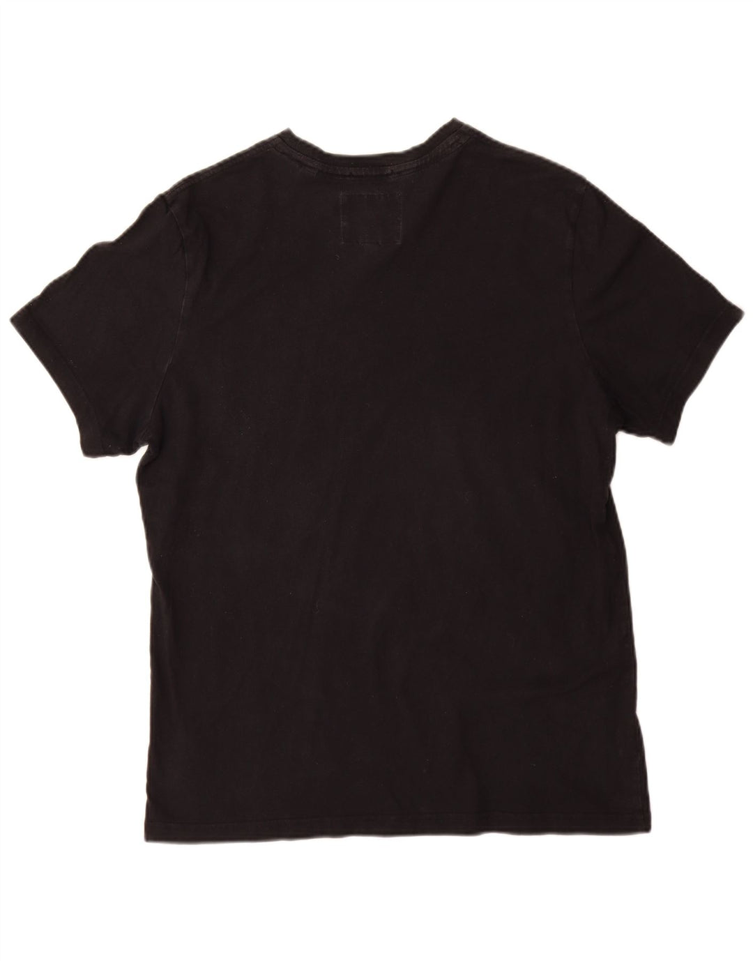 JACK WILLS T-shirt grafica da uomo dalla vestibilità classica, grande, in cotone nero