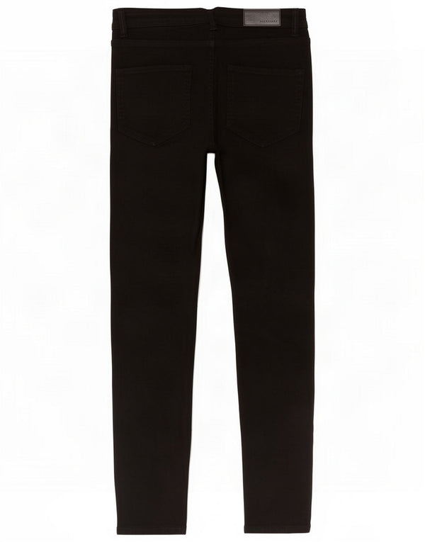 Jeans skinny da donna All Saints W26 L29 Cotone nero