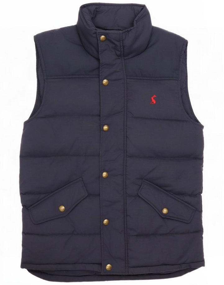 Joules Gilet imbottito da uomo UK 38 medio blu navy poliestere