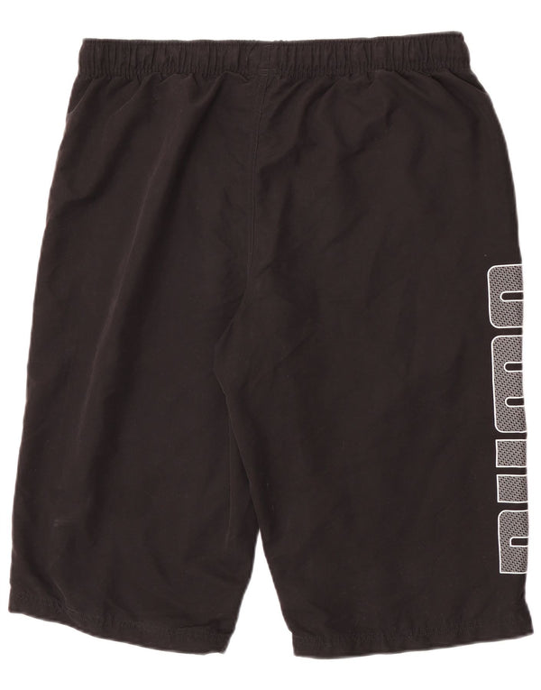 Pantaloncini sportivi grafici da uomo Puma Large neri