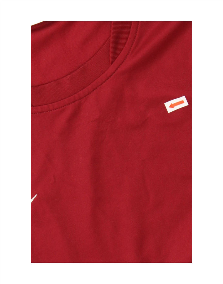 T-shirt Nike Dri Fit da uomo, taglia grande, in poliestere marrone