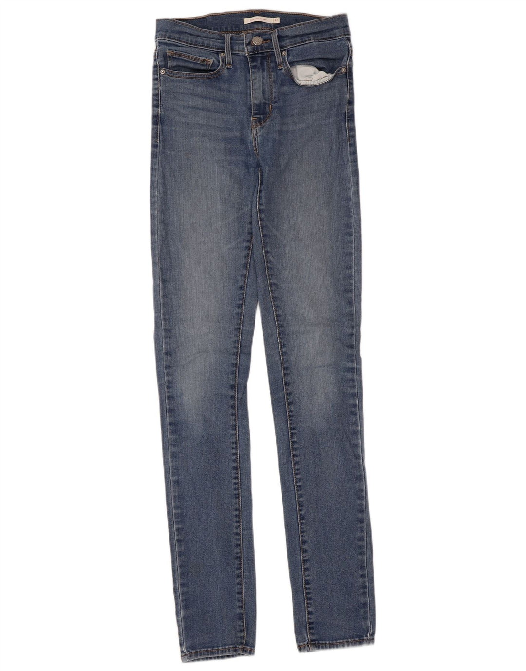 Jeans skinny dimagranti da donna Levi's W27 L34 cotone blu