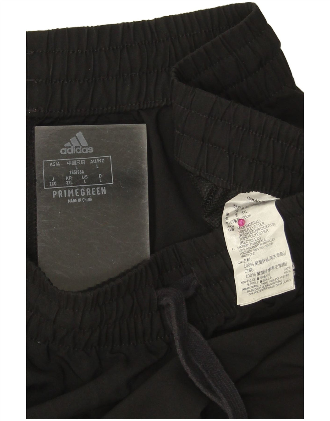 ADIDAS Mens Primegreen Sport Shorts Large  Black Polyester