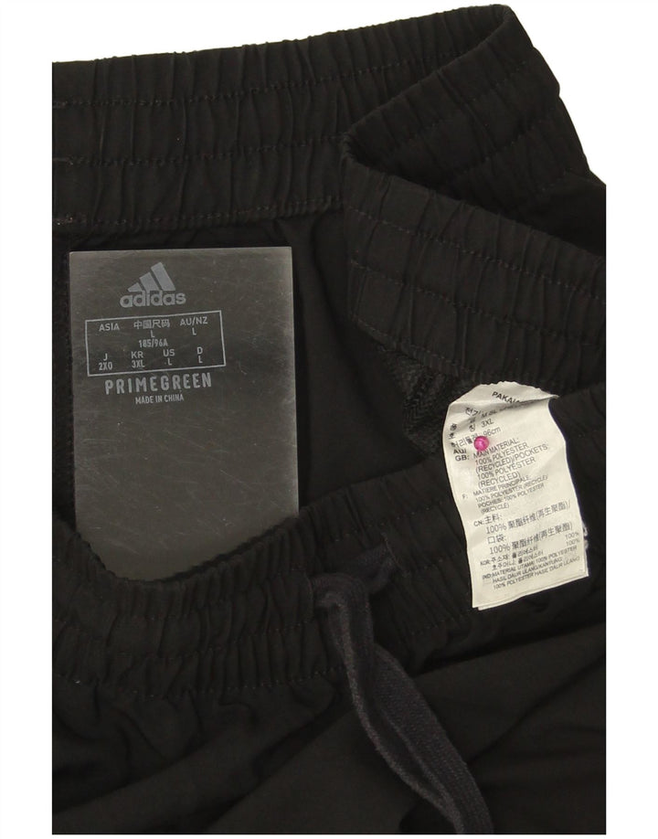 ADIDAS Mens Primegreen Sport Shorts Large  Black Polyester
