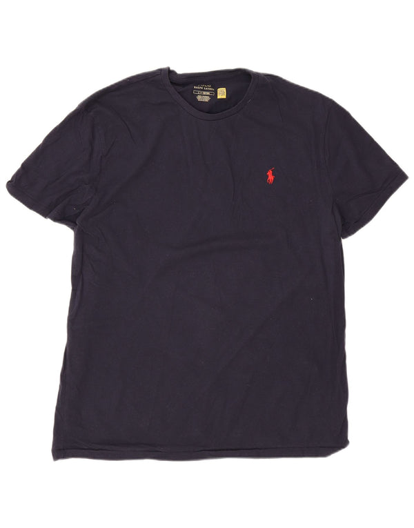 Polo Ralph Lauren T-shirt da uomo Top Large in cotone blu navy